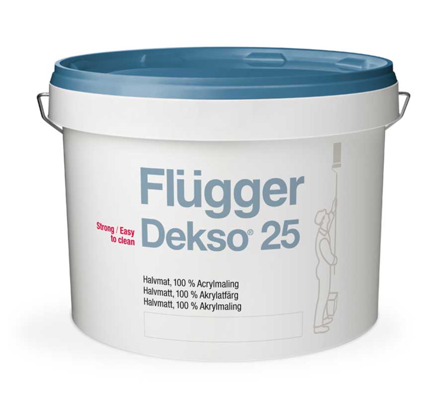 Лъскав латекс за стени и тавани - Flugger Dekso 25